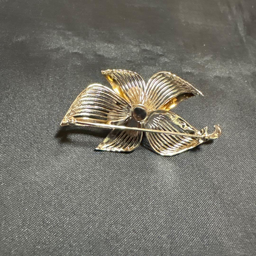 アコヤ真珠 ブローチ SILVER K18