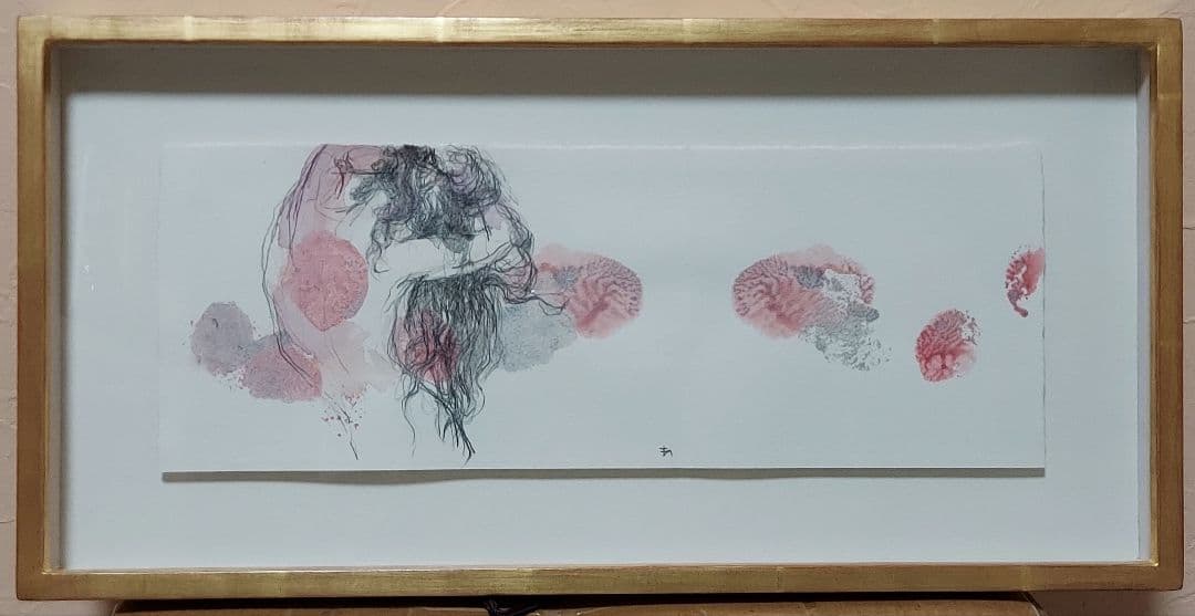 内田あぐり「愛が死ぬ」水彩