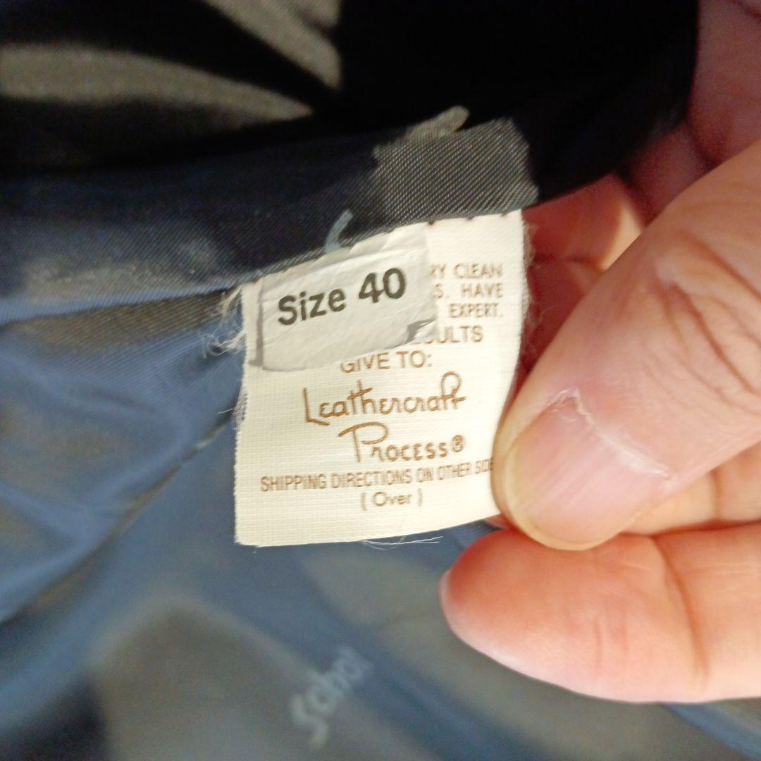 Schott（ショット）642 レザーライダースジャケット サイズ40 古着