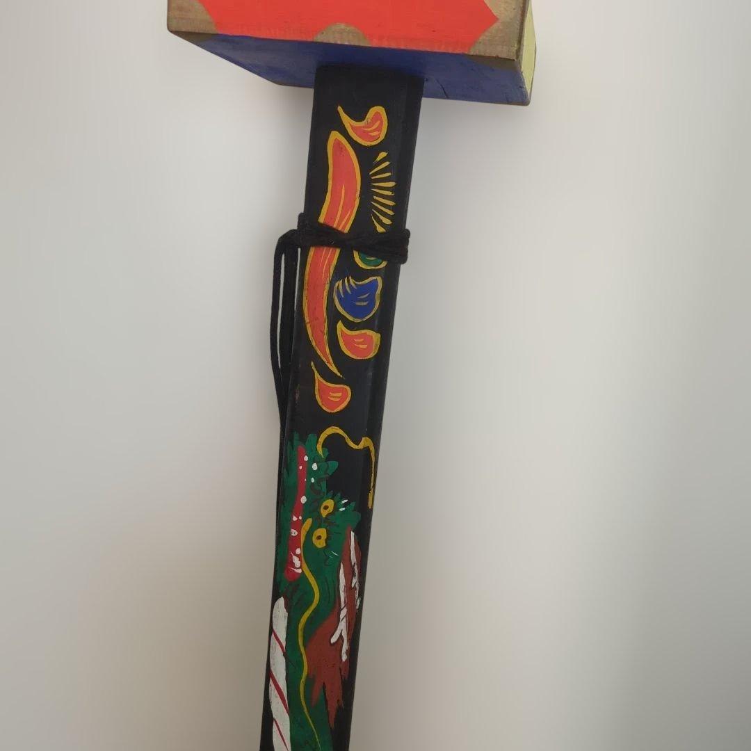 レトロ　民芸　菖蒲太刀　飾り木製　端午の節句　縁起物　刀　太刀