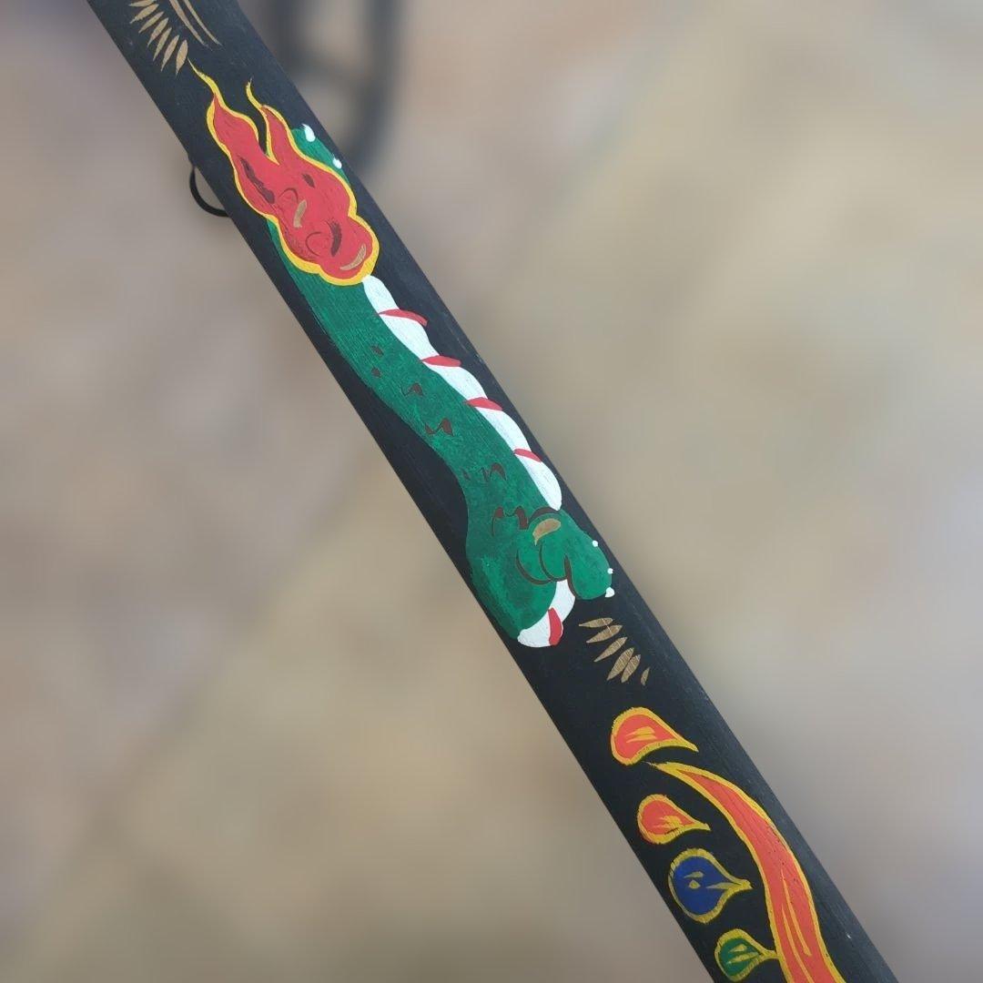 レトロ　民芸　菖蒲太刀　飾り木製　端午の節句　縁起物　刀　太刀