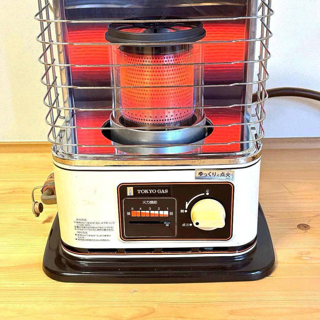 可動品★箱付★ ナショナル ガスストーブ 都市ガス用 GS-28DG 昭和レトロ