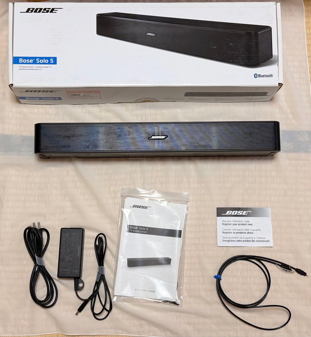 BOSE solo 5 tv sound system スピーカー