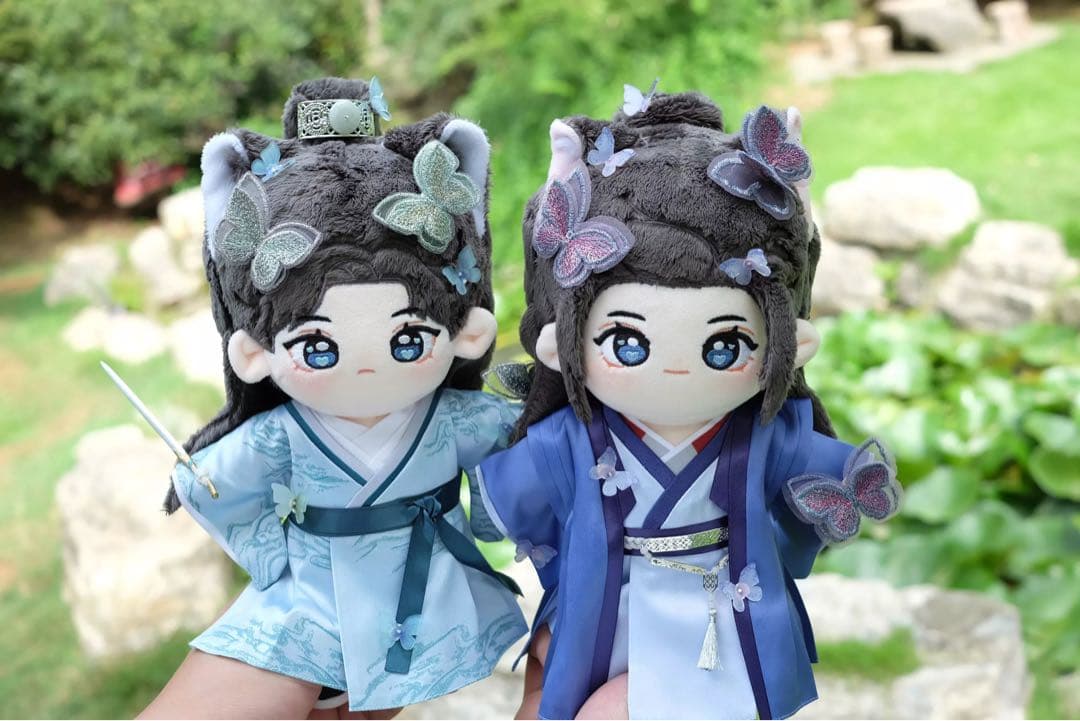 NEW！20cm 山河令 ぬいぐるみ 着せ替え衣装 温客行 龔俊 周子舒 張哲瀚