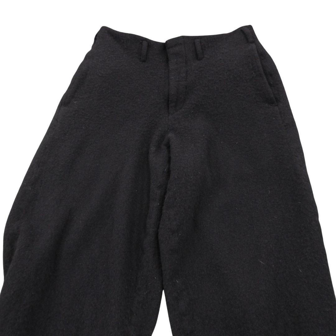 コムデギャルソンオムプリュス　縮絨パンツ　ウール　サイズS　黒　2022年AW