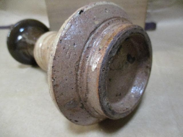 古唐津　二彩唐津瓶　古箱付き　R29-1