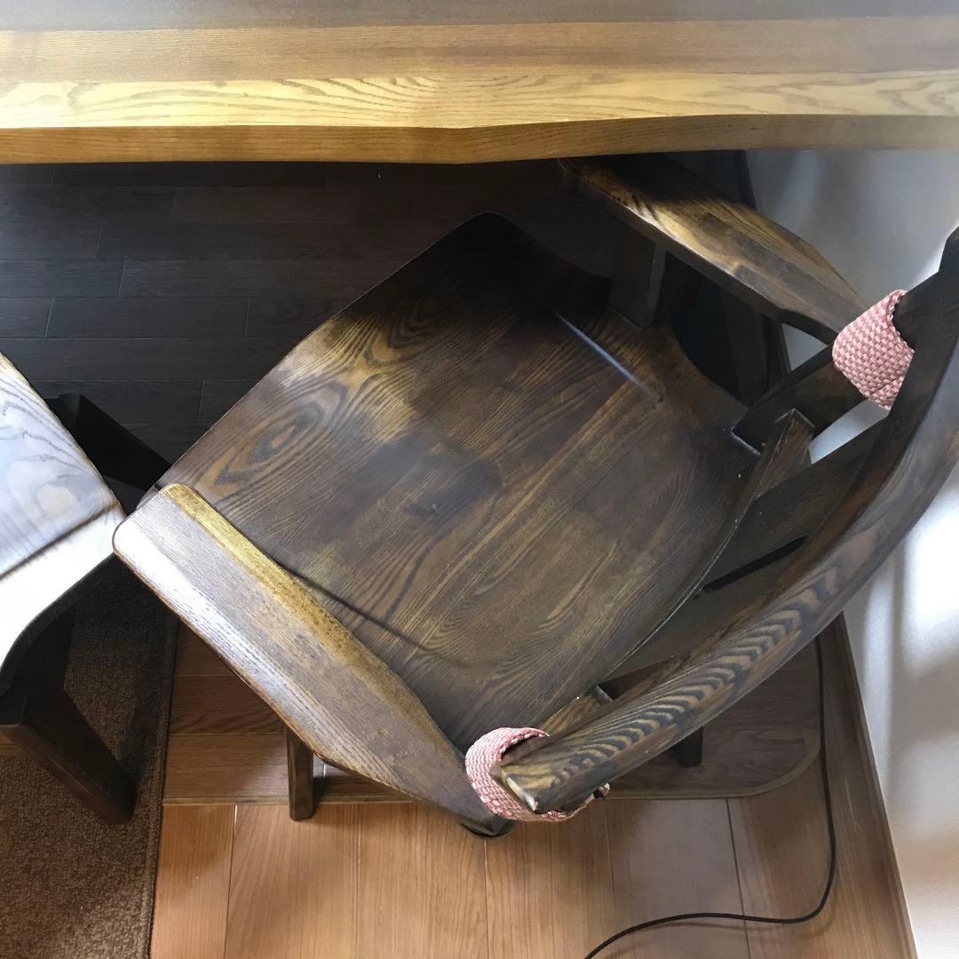 【ニトリ】木製ダイニングテーブル 椅子4脚