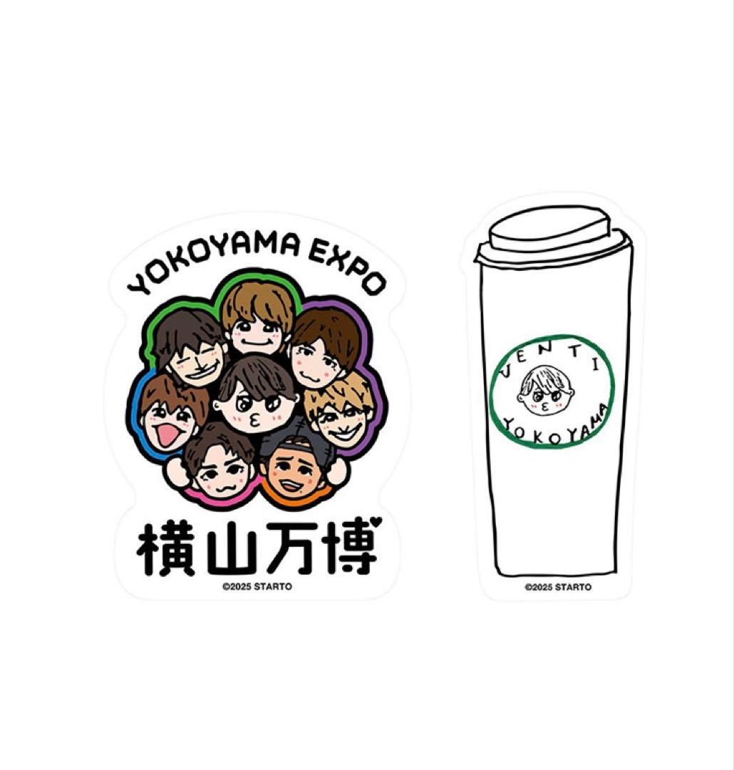 横山万博オフィシャルグッズ　ベンTシャツ　フェイスタオル　ステッカー　3点セット