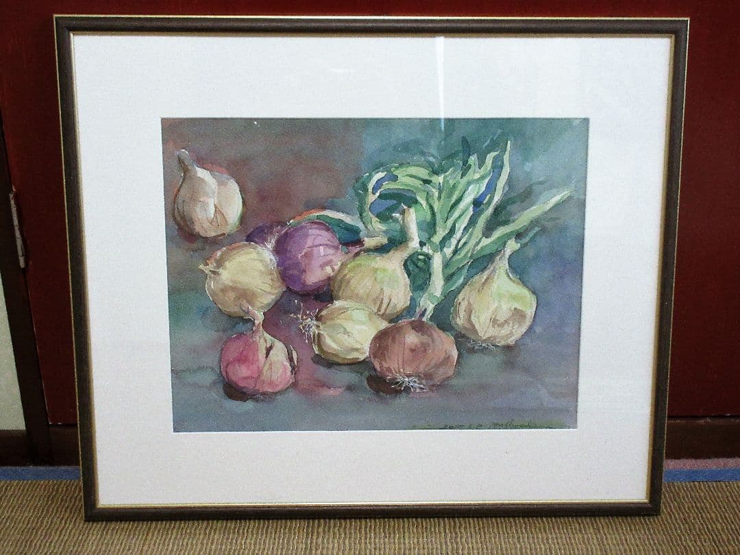 水彩画「玉ねぎ」