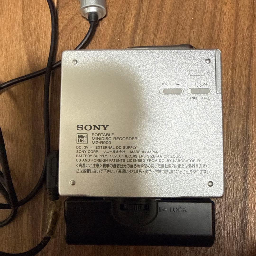 SONY MDウォークマン MZ-R900 シルバー ガム電池ケース＆リモコン付