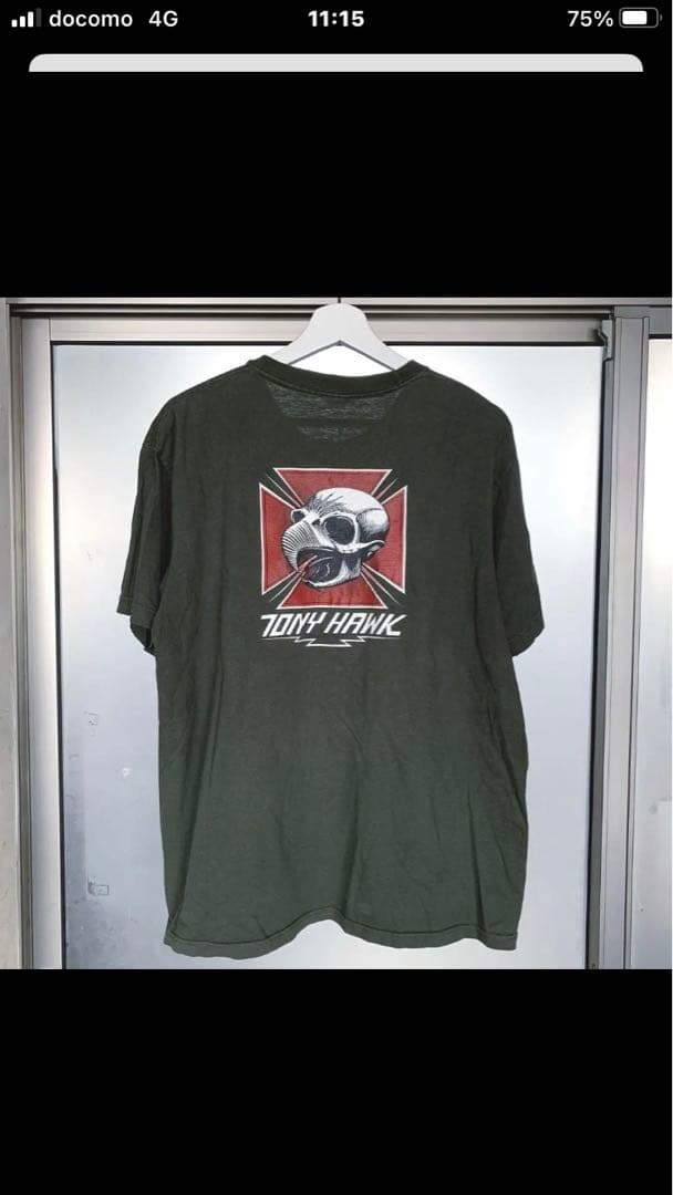 ヴィンテージ トニーホークTony hawk tシャツ サイズ L パウエル