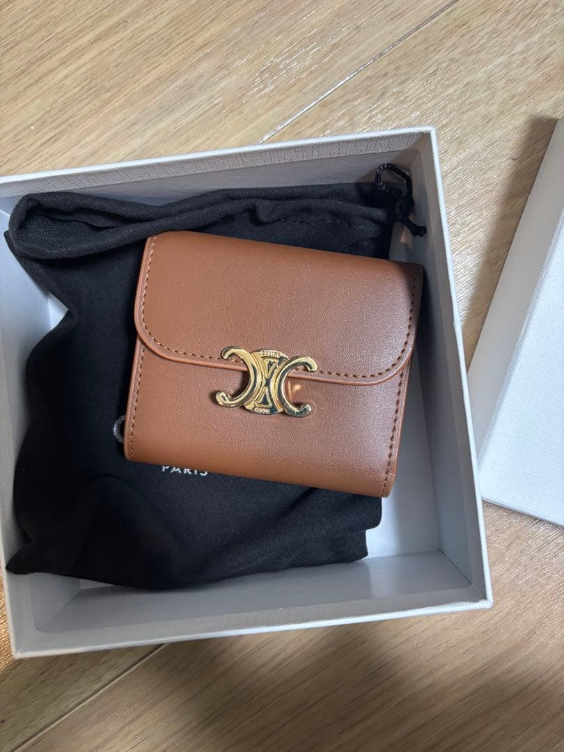 CELINE ブラウン 三つ折り財布 なかえみ
