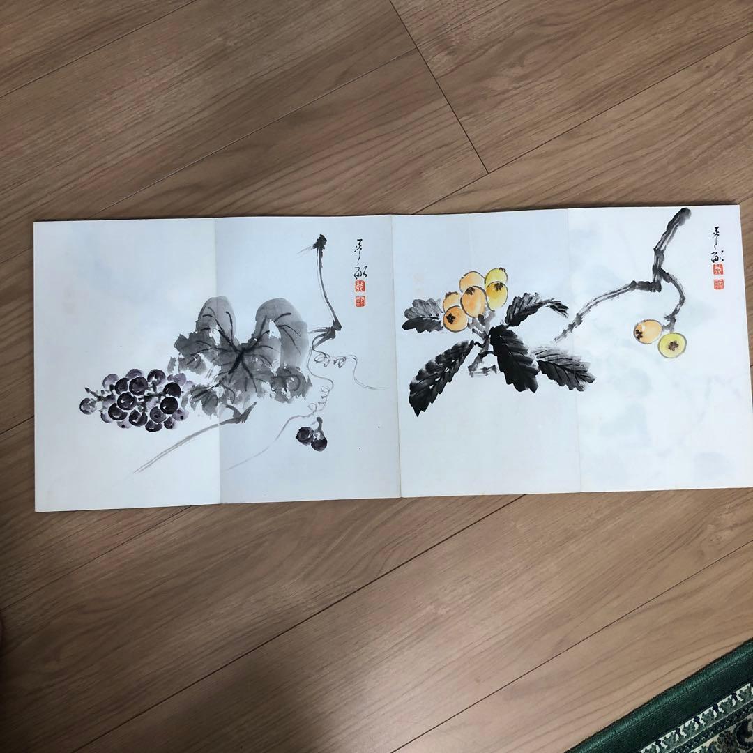 掛け軸　絵帳(2)骨董品　美術品