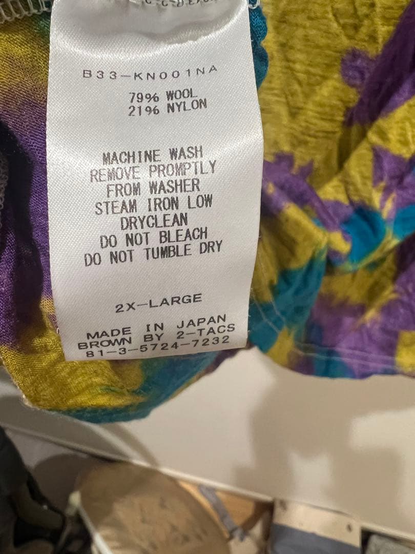 トップス BROWN by 2-tacs BAA pocket Dyeing yumata