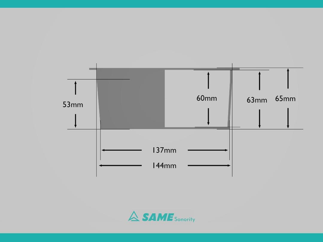 【SAME】Deep Shell PYRAMID 170 エンクロージャー