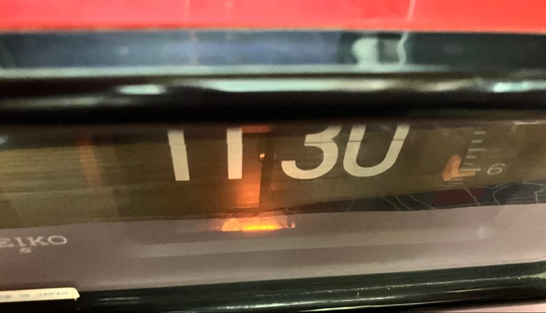 再度大幅値下昭和レトロ1979年SEIKOパタパタ時計 昭和レトロ　ビンテージ