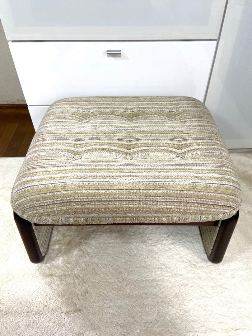 【希少品】karimoku オールドカリモク スツール オットマン　2脚セット