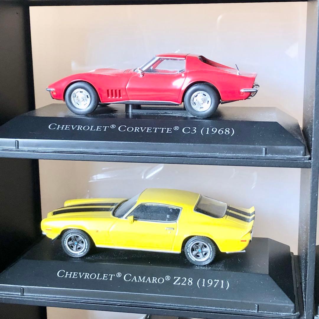 20台 デアゴスティーニ アメリカンカー コレクション 専用ディスプレイケース付