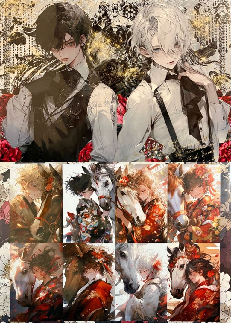 蒼槻紫濫 ONLYONE様 デザインペーパー コラージュシート