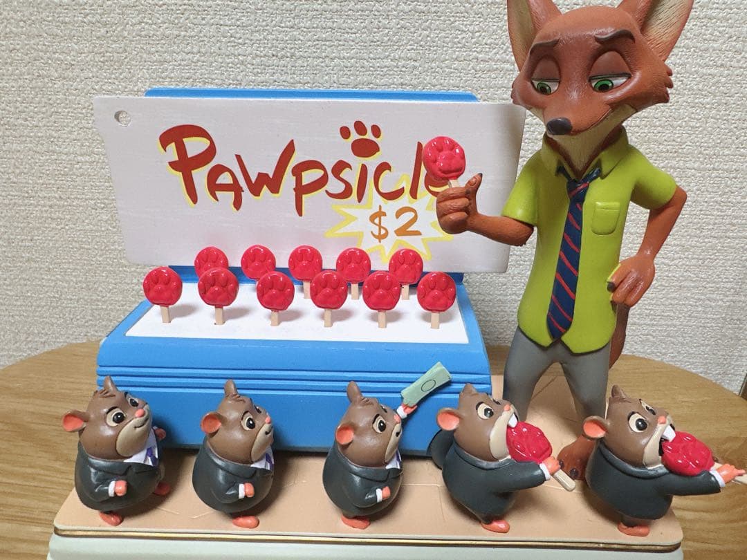 ズートピア　小物入れ　ニック・ワイルド アイスキャンディー　(箱無し)