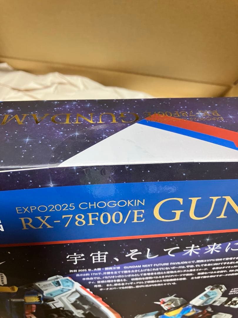 万博限定モデル　超合金仕様ガンダム