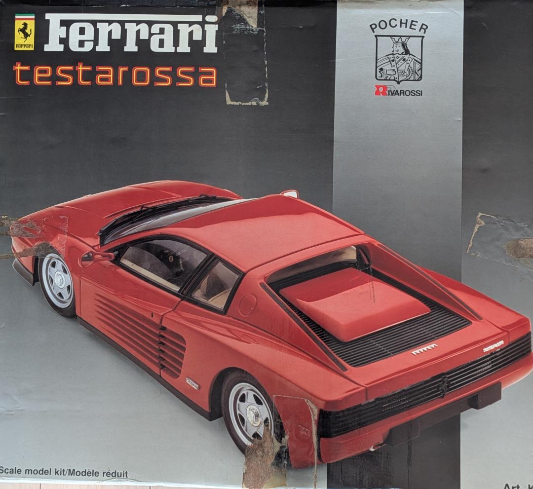 【希少品】POCHER フェラーリ 本体ダイキャスト製1/8スケール模型キット