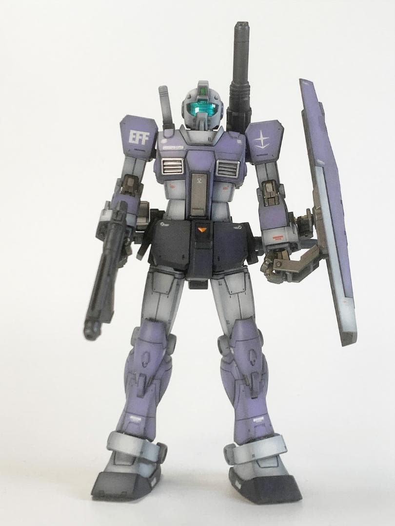 ジム(モロッコ戦線仕様)RGM-79 HG1/144 ガンプラ全塗装完成品