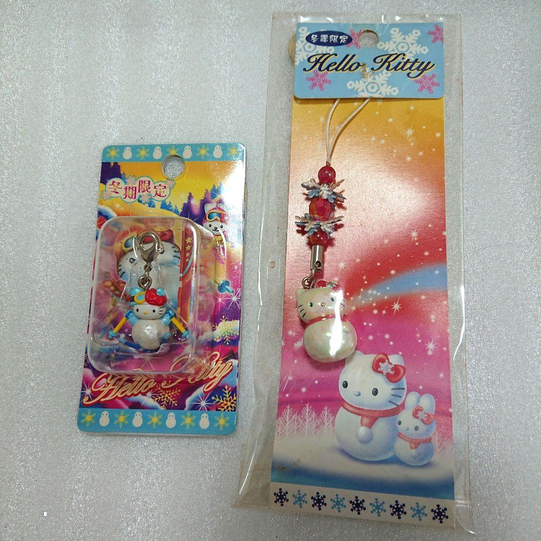 新品 ご当地キティ 雪だるま クリスマス キーホルダー ストラップ