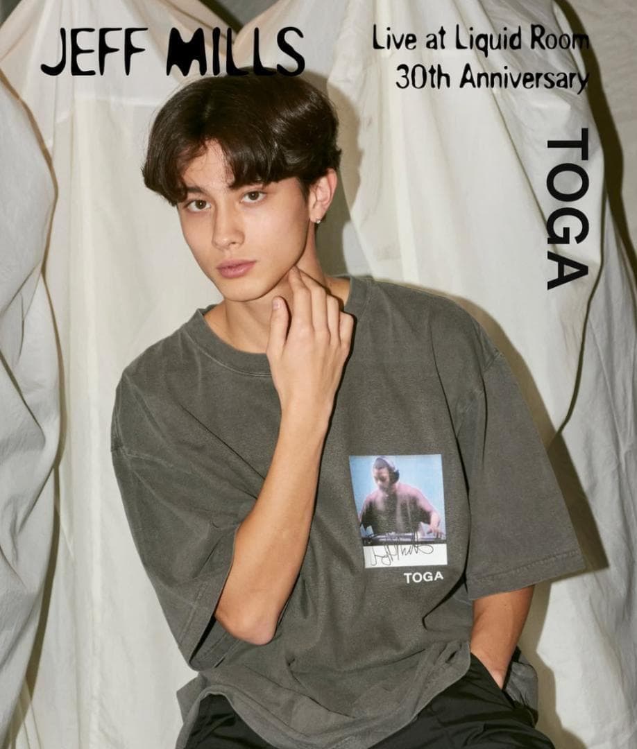 TOGA x JEFF MILLS コラボ Tシャツ ジェフミルズ トーガ L