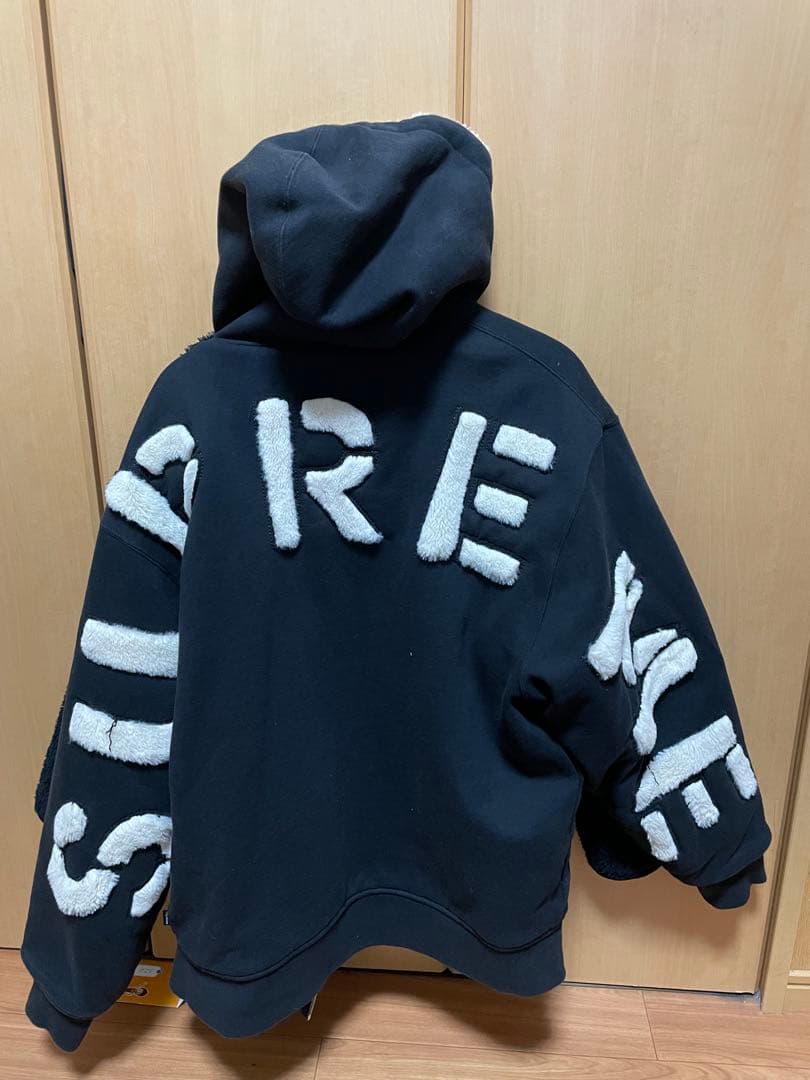 NN様Supreme フェイクファーライドジップアップフーディー