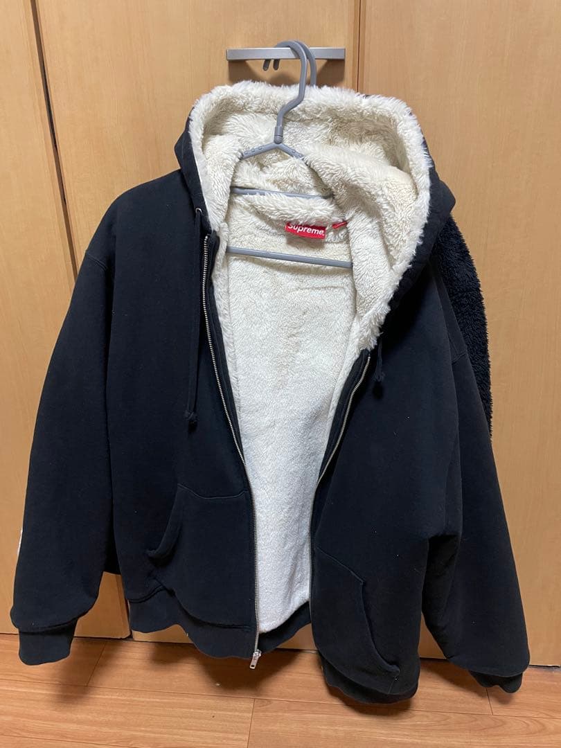 NN様Supreme フェイクファーライドジップアップフーディー