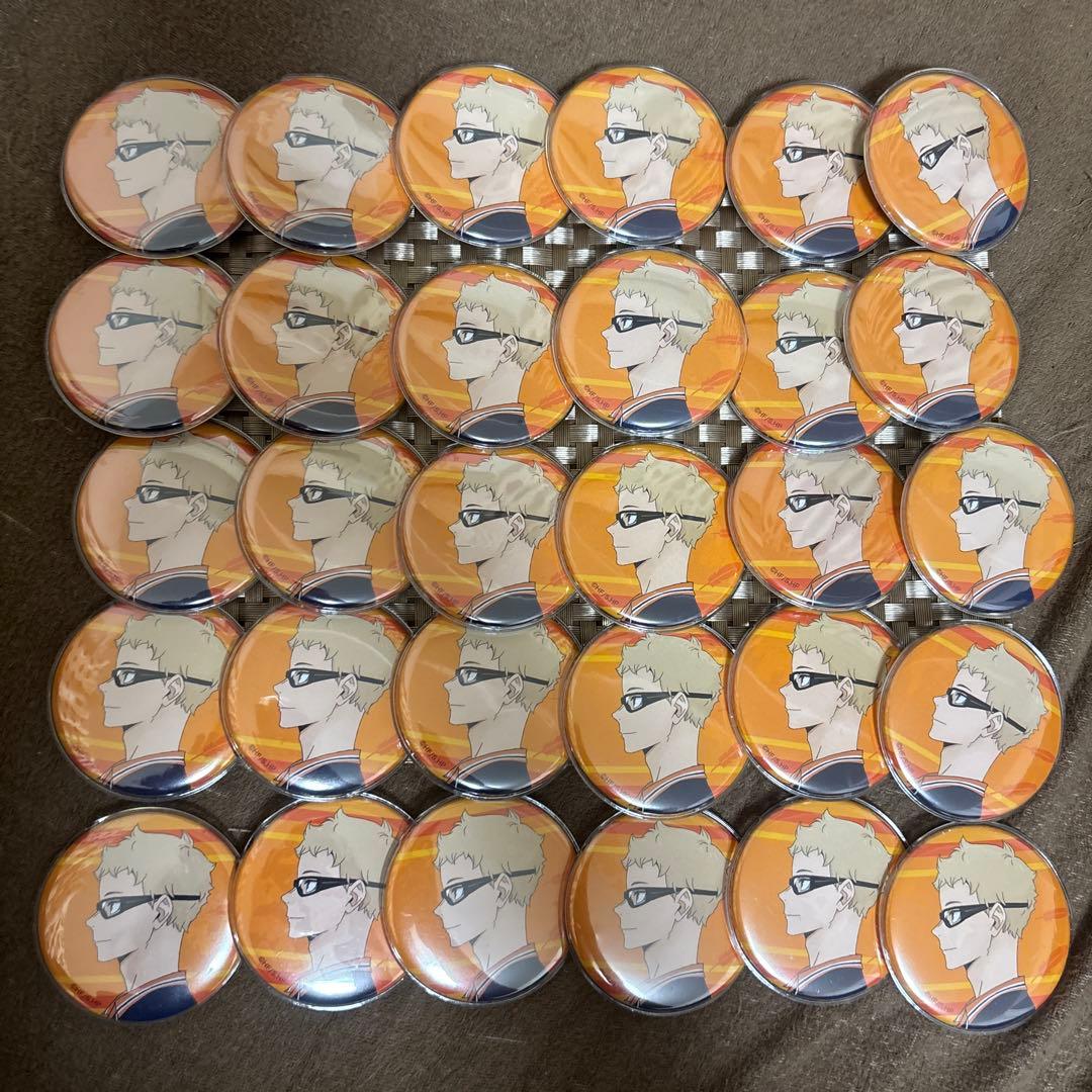 ハイキュー 月島蛍 缶バッジ 缶バッチ まとめ売り 痛バ 30枚