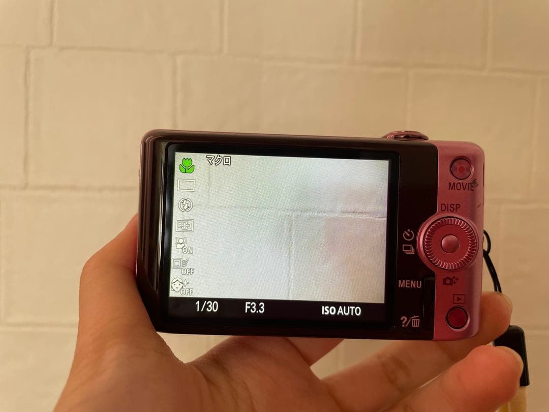 ピンク デジカメ コンデジ SONY Cyber-shot wx-220