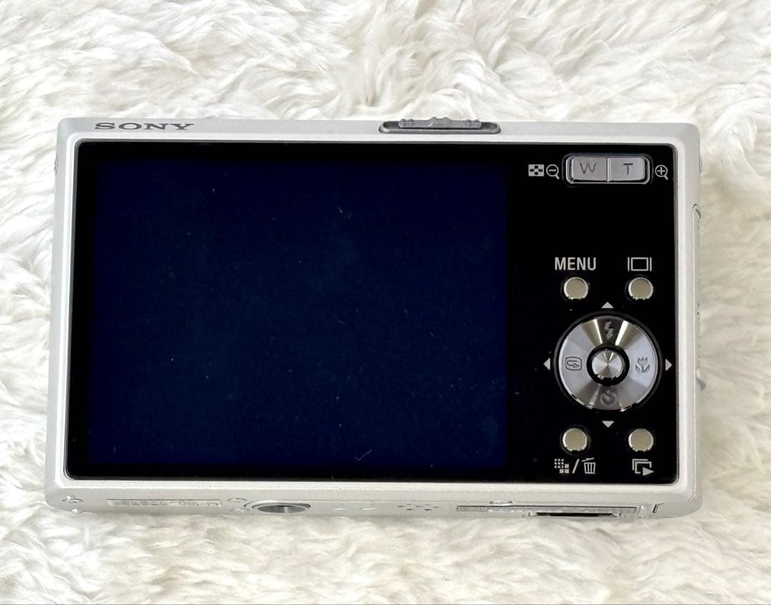 【SONY】Cyber-shot DSC-T30 デジカメ シルバー　コンデジ