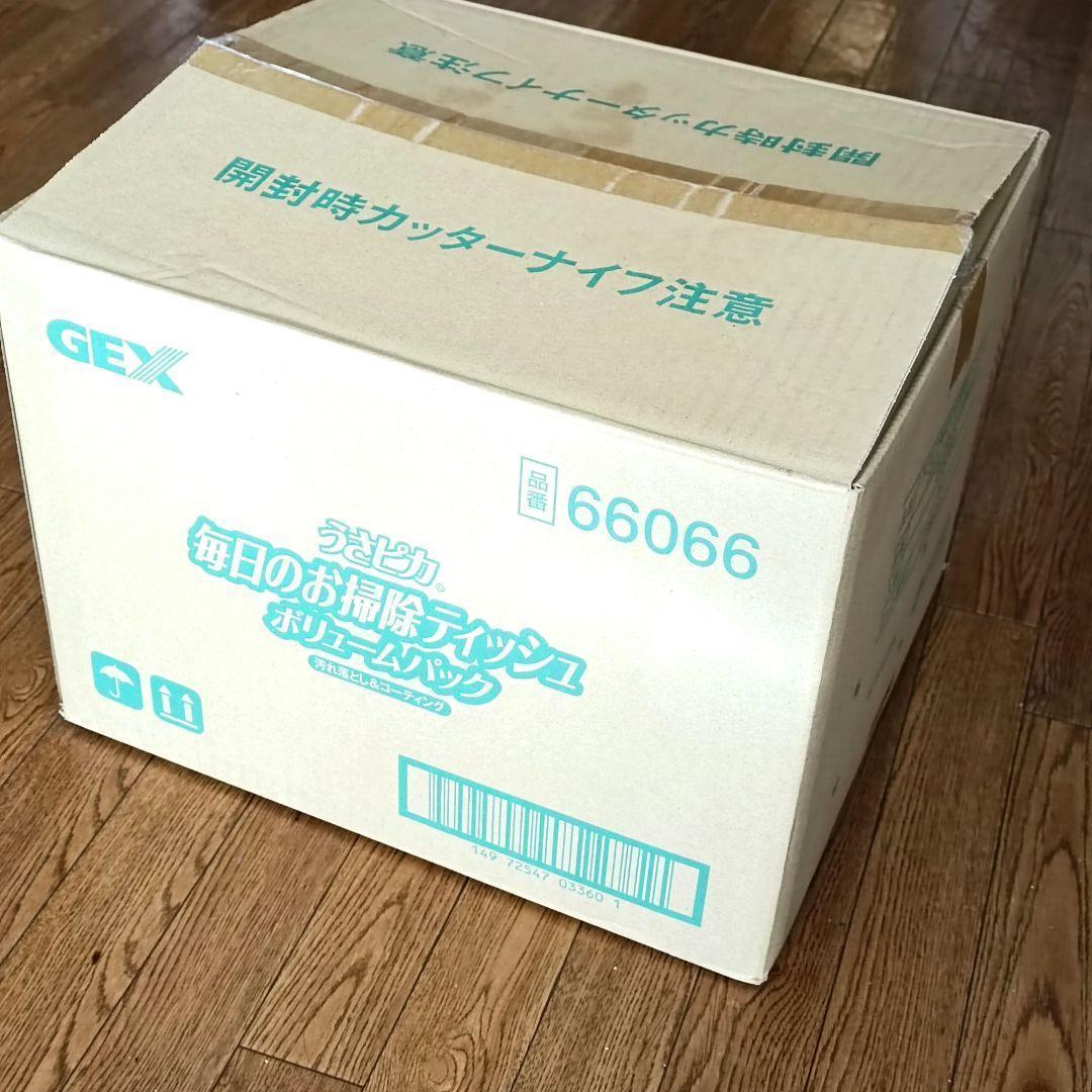 GEX うさピカ 毎日のお掃除ティッシュ ボリュームパック 12個セット