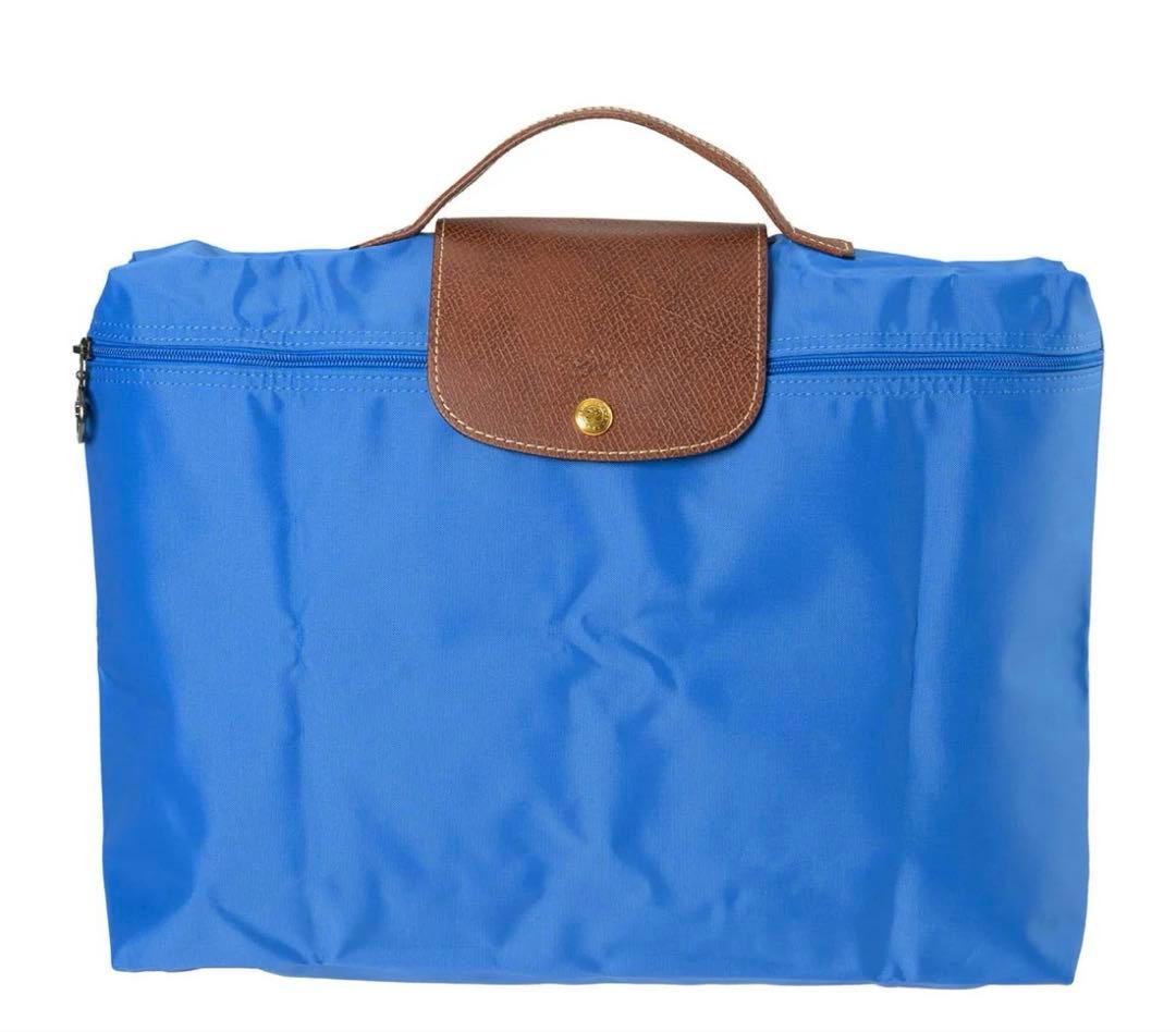 【新品】ロンシャン　ブリーフケースSサイズ　コバルト