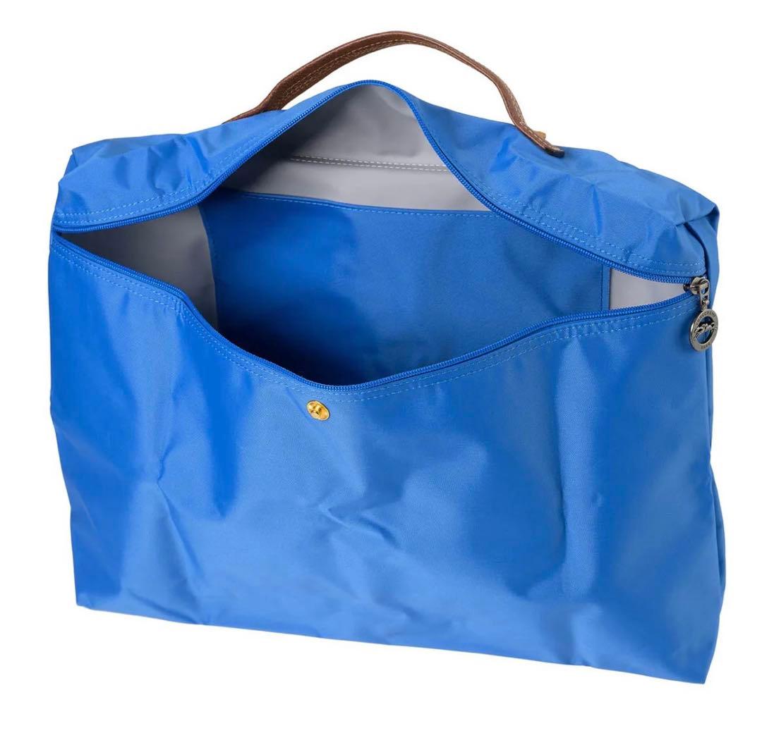 【新品】ロンシャン　ブリーフケースSサイズ　コバルト