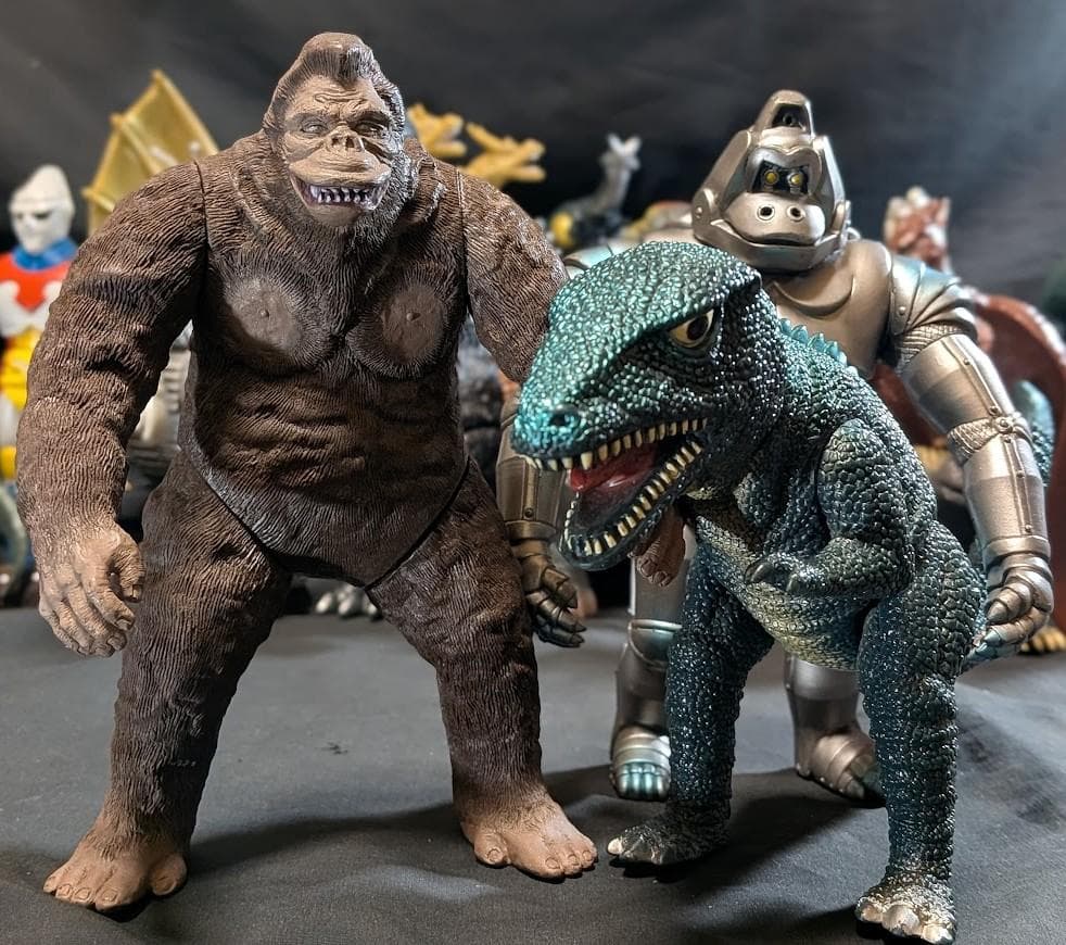 昭和ゴジラ 東宝チャンピオンまつり（バンダイ）ソフビコンプリート19体セット