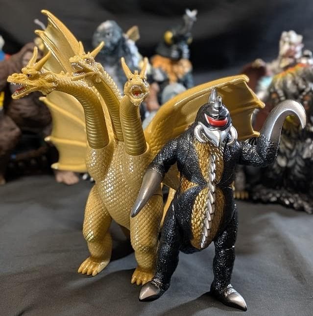 昭和ゴジラ 東宝チャンピオンまつり（バンダイ）ソフビコンプリート19体セット