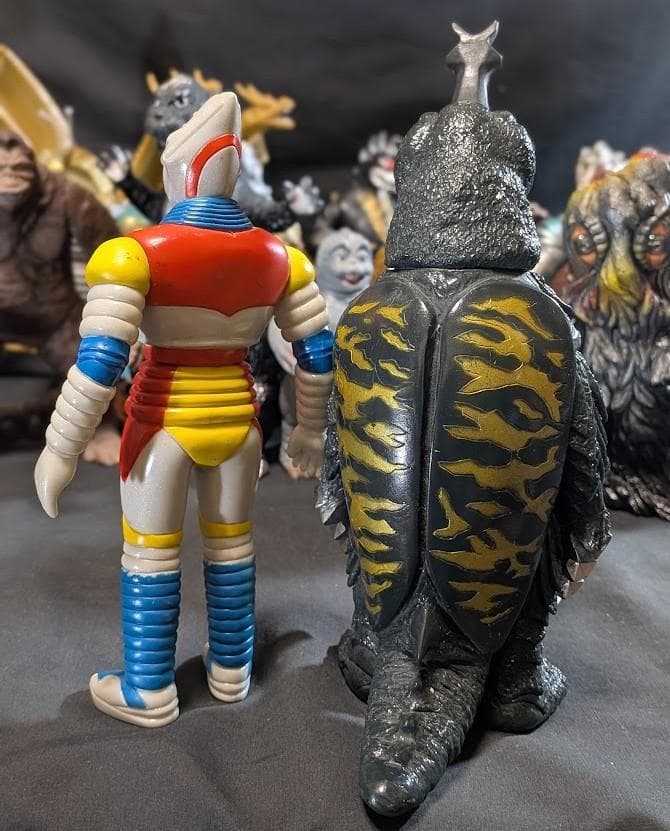 昭和ゴジラ 東宝チャンピオンまつり（バンダイ）ソフビコンプリート19体セット