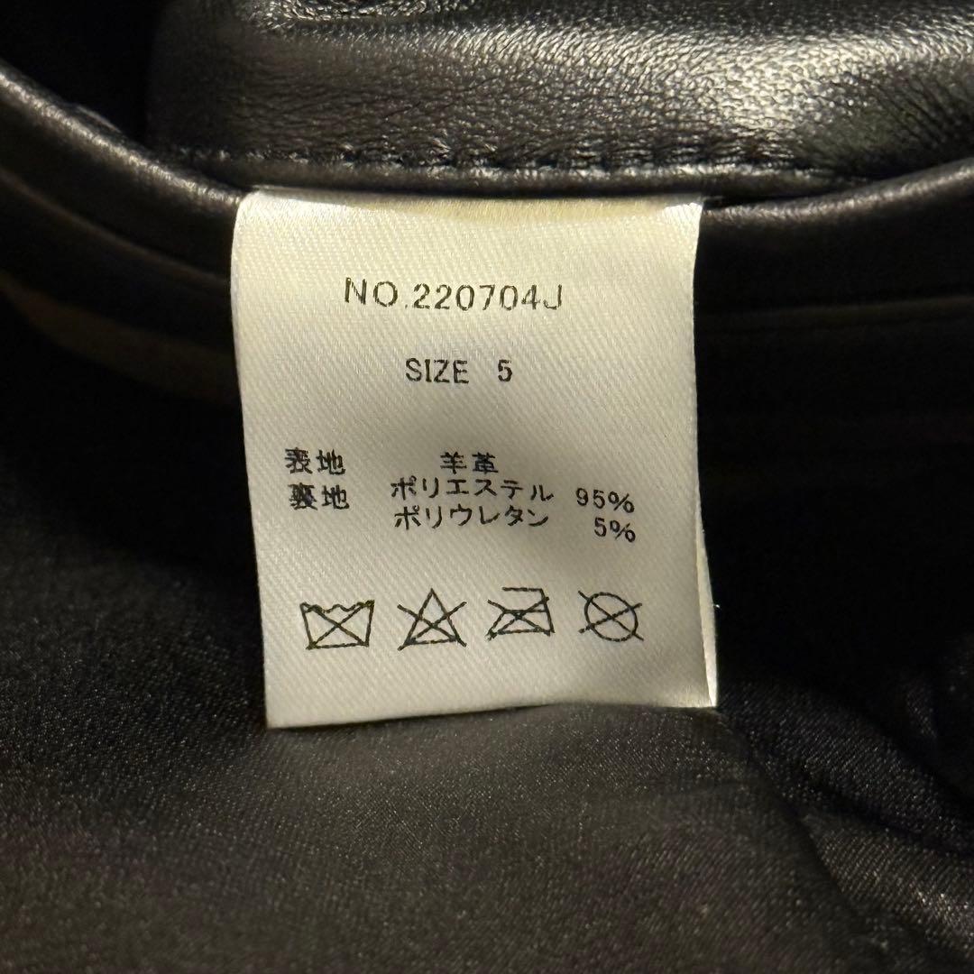 未使用級 JACKROSE ‪‪ レザージャケット ラムレザー 羊革 XL