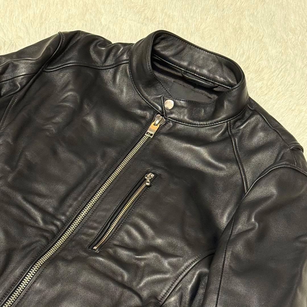 未使用級 JACKROSE ‪‪ レザージャケット ラムレザー 羊革 XL