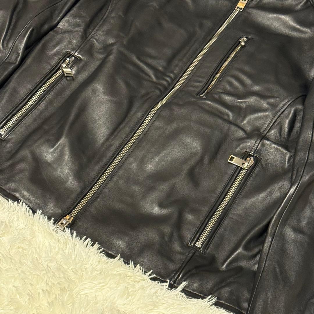 未使用級 JACKROSE ‪‪ レザージャケット ラムレザー 羊革 XL