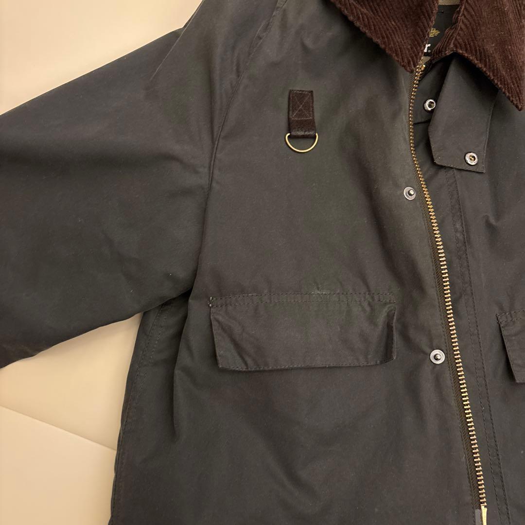 Barbour スペイジャケット Mサイズ セージグリーン オイルドジャケット