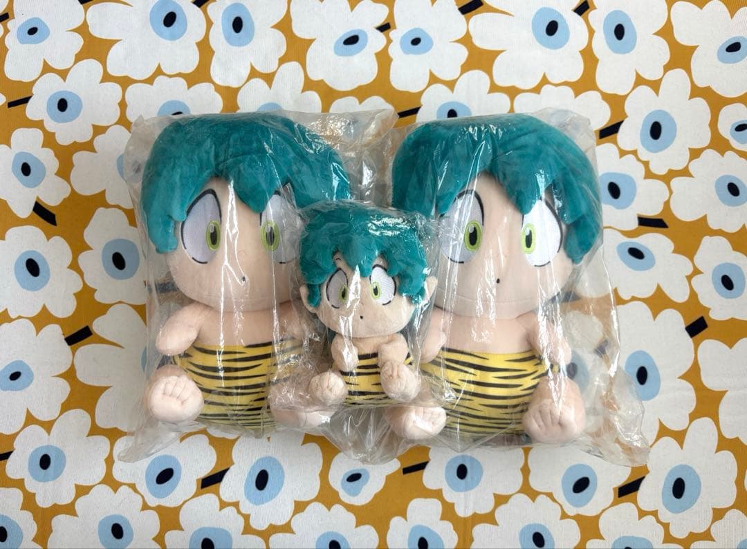 三英貿易株式会社 うる星やつら テンちゃん ぬいぐるみ 3点セット