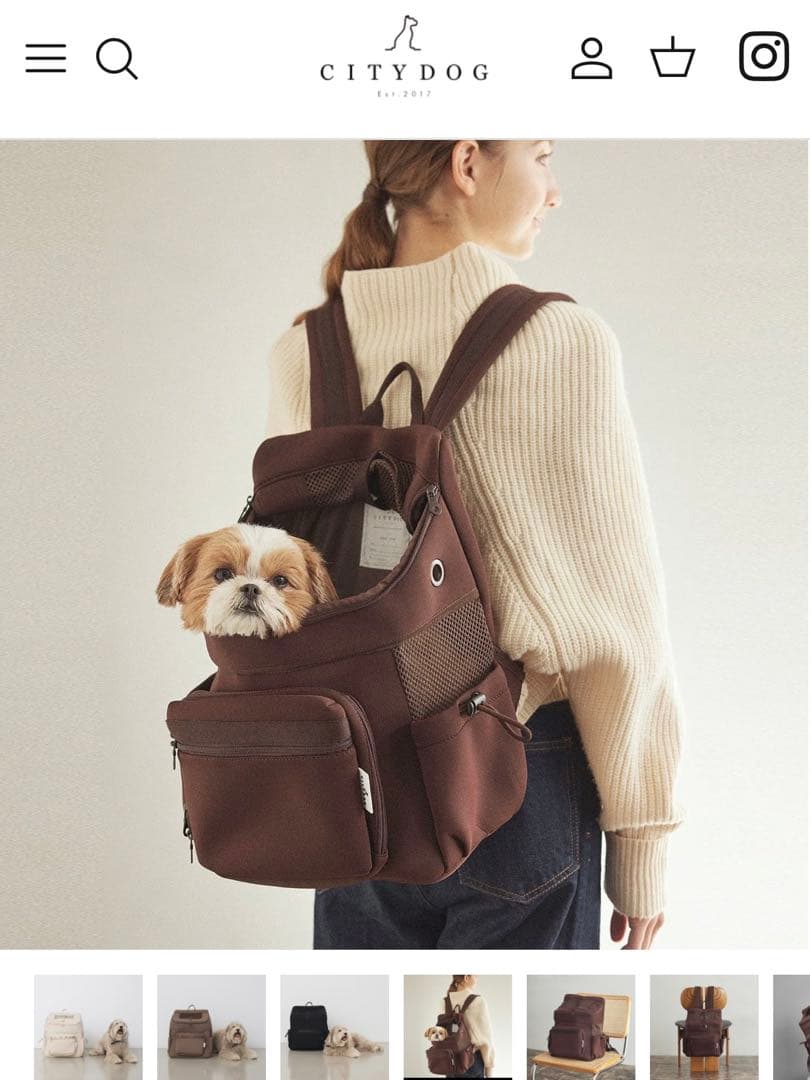 CITYDOG ネオプレーンバックパックキャリー Rサイズ