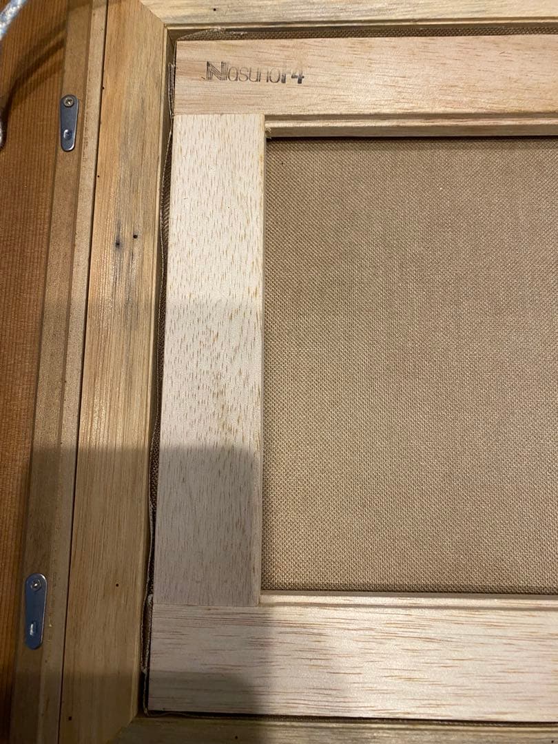 太田孝　信州風景画 油彩額縁