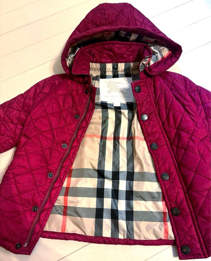 BURBERRY 中綿キルティングアウター 2Y/92cm