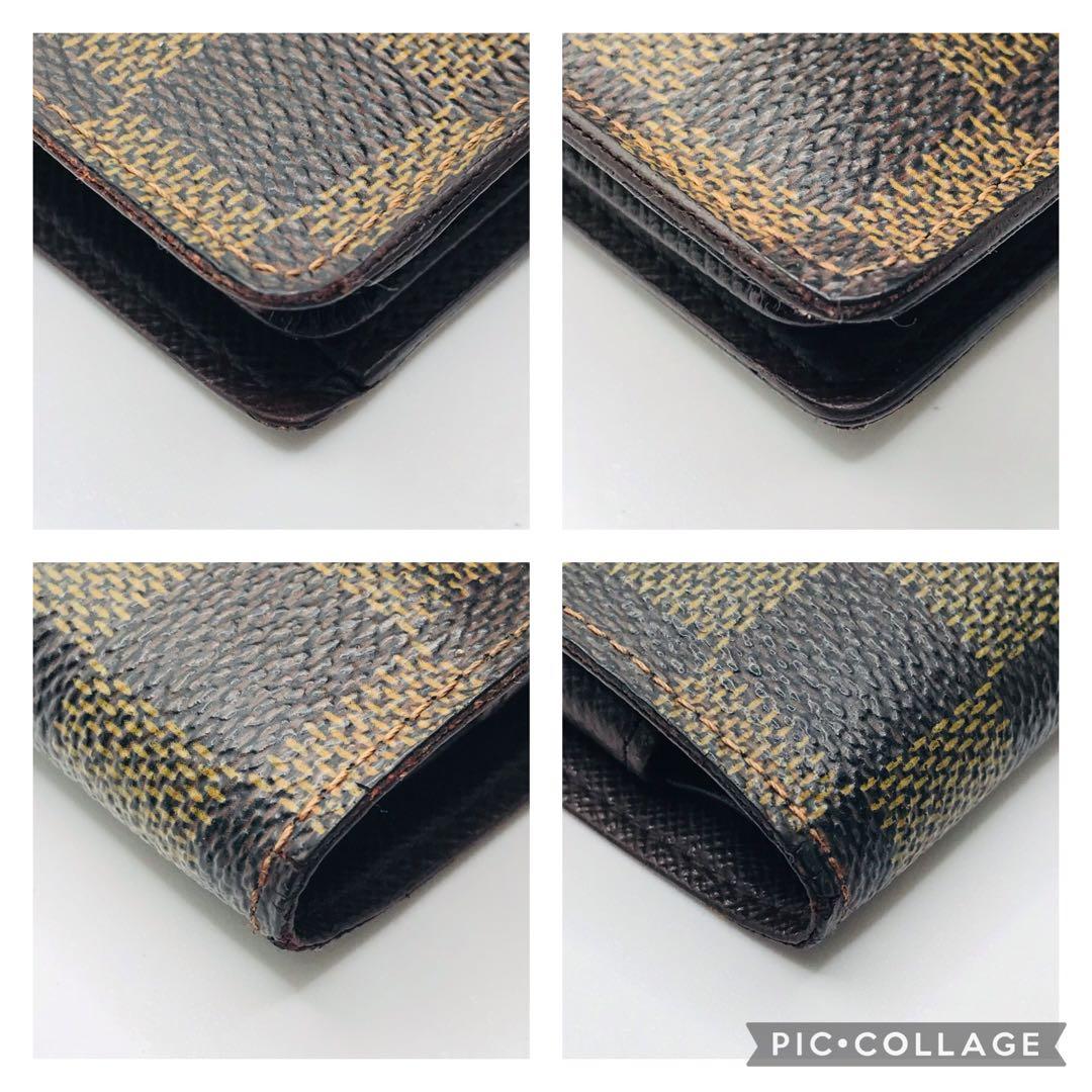ルイヴィトン✨ ダミエ エベヌ ポルトフォイユ・フロリン 二つ折り財布 茶