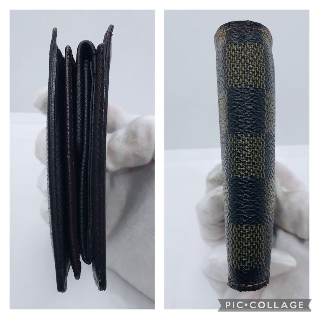 ルイヴィトン✨ ダミエ エベヌ ポルトフォイユ・フロリン 二つ折り財布 茶